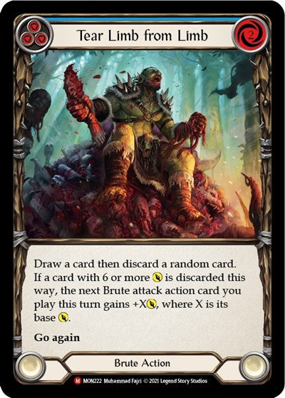 MON Tear Limb from Limb Unlimited Edition Rainbow Foil