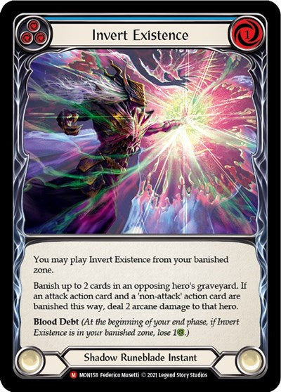 MON Invert Existence Unlimited Edition Rainbow Foil