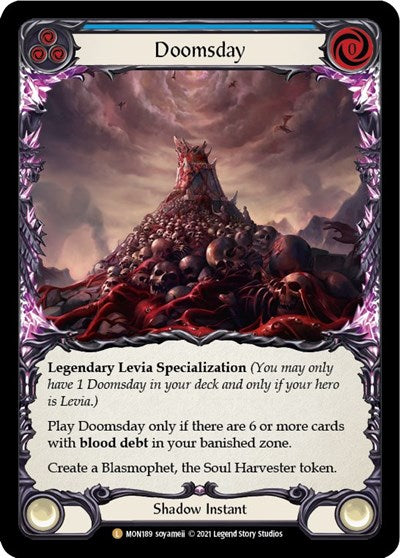 MON Doomsday 1st Edition Cold Foil