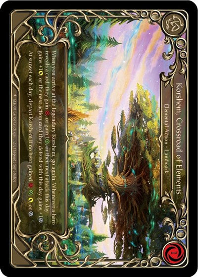 ELE Korshem Crossroad of Elements Unlimited Edition Rainbow Foil