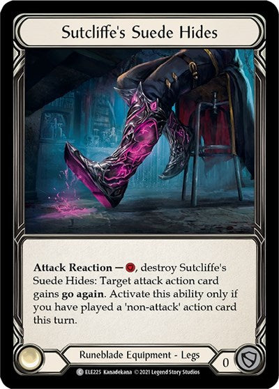 ELE Sutcliffe's Suede Hides 1st Edition Cold Foil