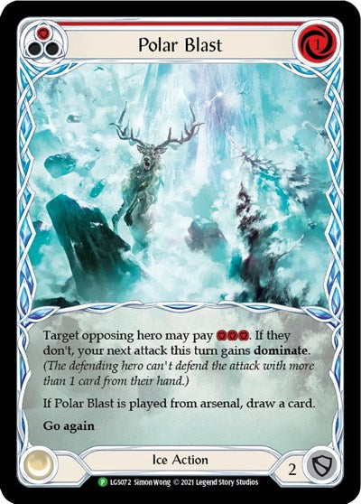 LGS Polar Blast (Red) - LGS072 Rainbow Foil