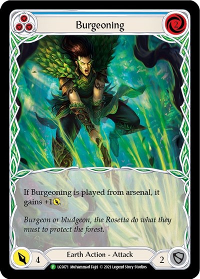 LGS Burgeoning (Blue) - LGS071 Rainbow Foil