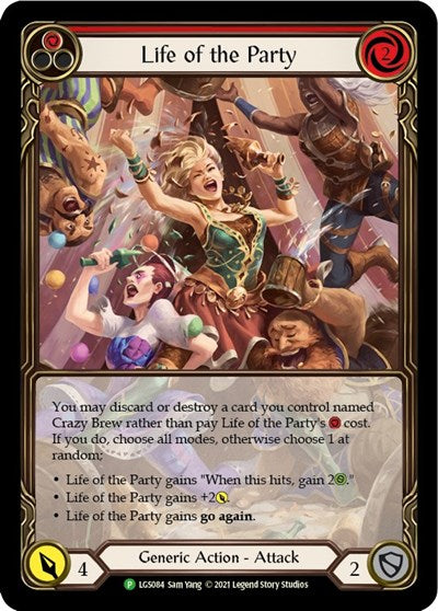 LGS Life of the Party (Red) - LGS084 Rainbow Foil