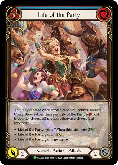 LGS Life of the Party (Blue) - LGS086 Rainbow Foil
