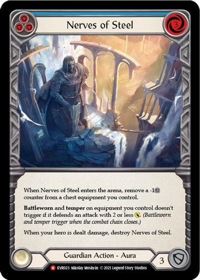EVR Nerves of Steel 1st Edition Rainbow Foil
