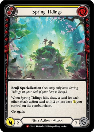 EVR Spring Tidings 1st Edition Rainbow Foil