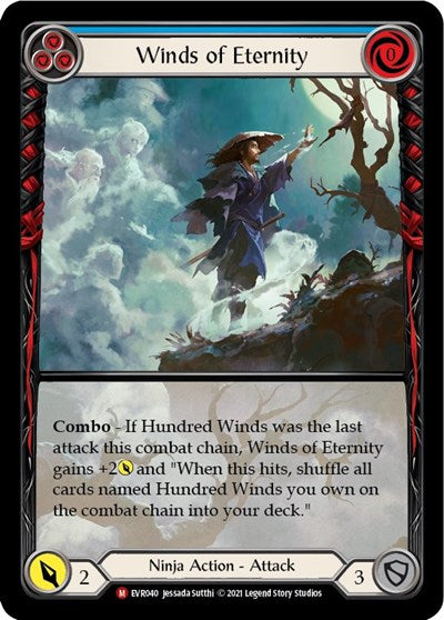 EVR Winds of Eternity (Extended Art) 1st Edition Rainbow Foil