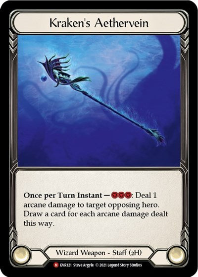 EVR Kraken's Aethervein 1st Edition Cold Foil