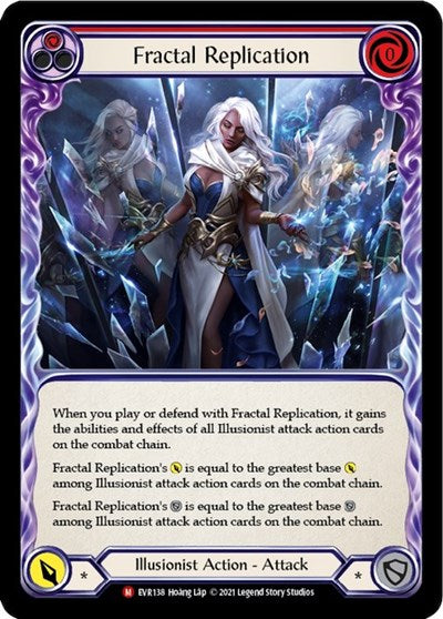 EVR Fractal Replication 1st Edition Rainbow Foil