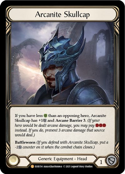 EVR Arcanite Skullcap 1st Edition