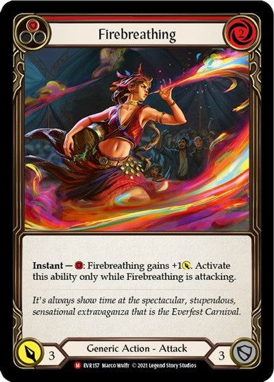 EVR Firebreathing 1st Edition Rainbow Foil
