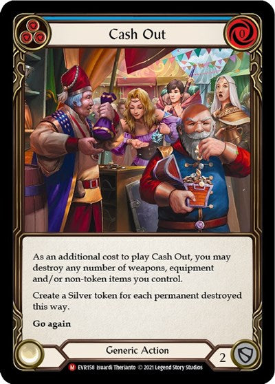 EVR Cash Out 1st Edition Rainbow Foil