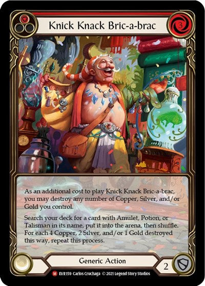 EVR Knick Knack Bric-a-brac (Extended Art) 1st Edition Rainbow Foil