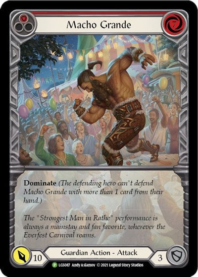 LGS Macho Grande (Red) - LGS087 Rainbow Foil