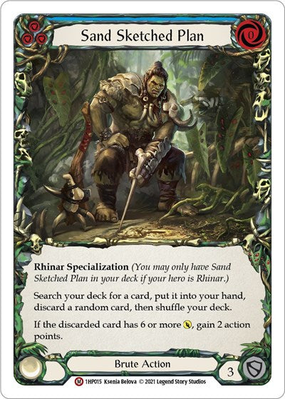 1HP Sand Sketched Plan