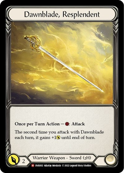 DVR Dawnblade Resplendent Cold Foil