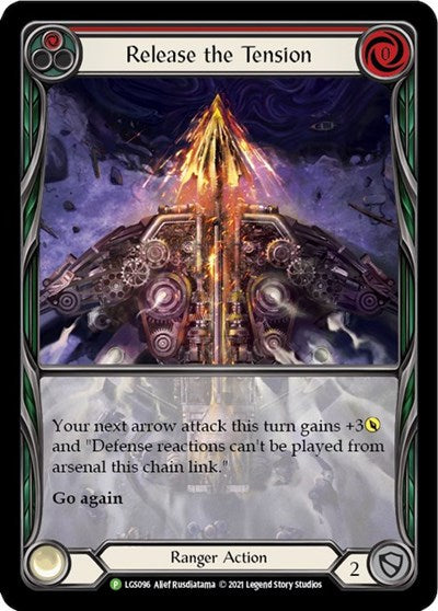 LGS Release the Tension (Red) - LGS096 Rainbow Foil