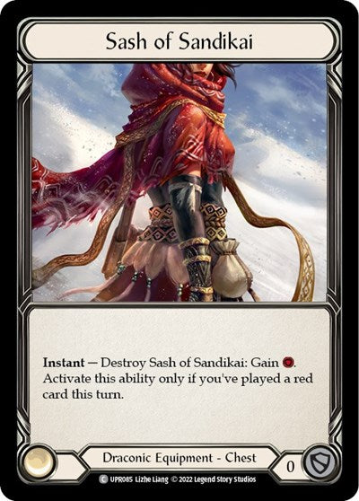UPR Sash of Sandikai Cold Foil