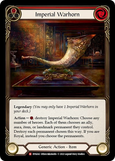 DYN Imperial Warhorn Cold Foil