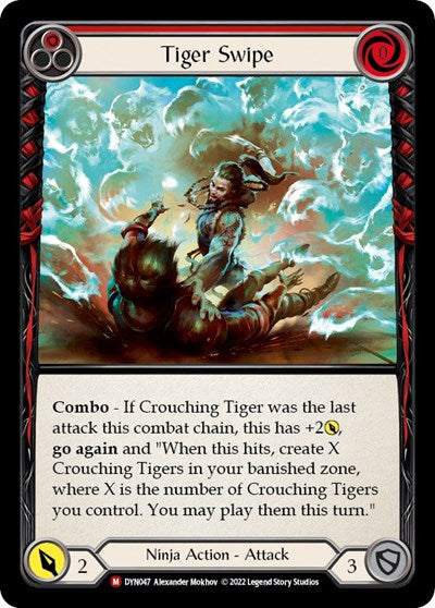 DYN Tiger Swipe Rainbow Foil