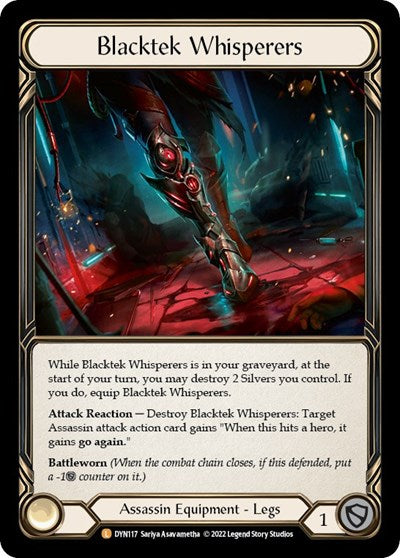 DYN Blacktek Whisperers Rainbow Foil