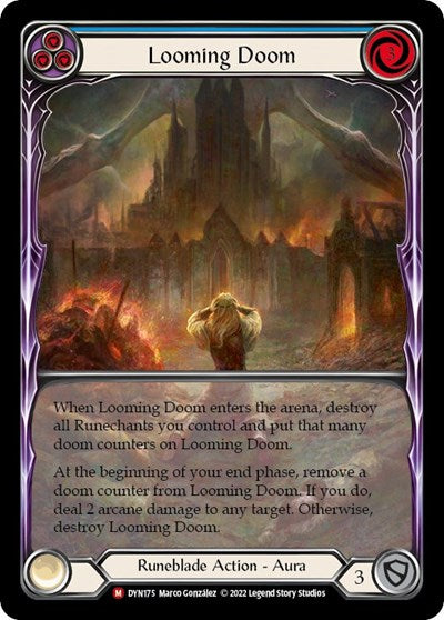 DYN Looming Doom (Extended Art) Rainbow Foil