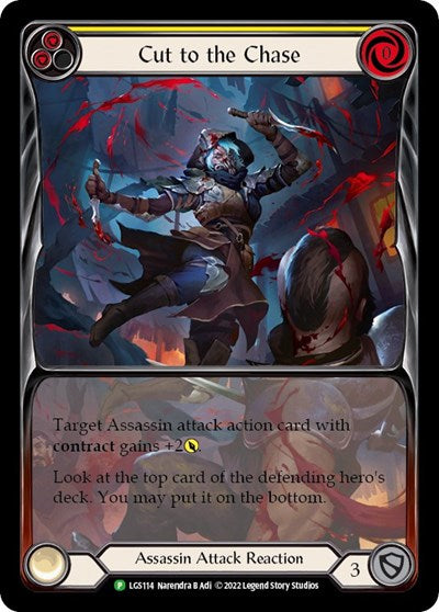 LGS Cut to the Chase (Yellow) - LGS114 Rainbow Foil