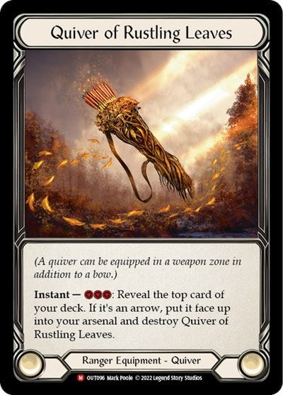 OUT Quiver of Rustling Leaves Cold Foil
