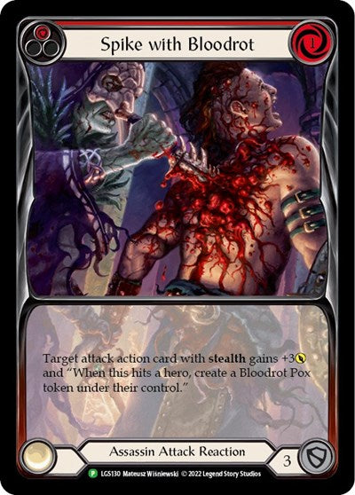 LGS Spike with Bloodrot - LGS130 Rainbow Foil