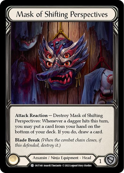 OUT Mask of Shifting Perspectives Cold Foil