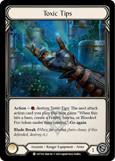 OUT Toxic Tips Cold Foil