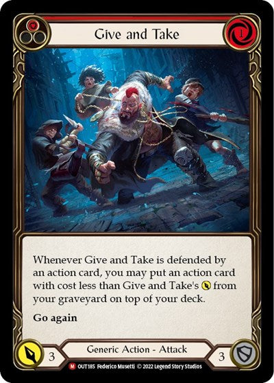 OUT Give and Take Rainbow Foil