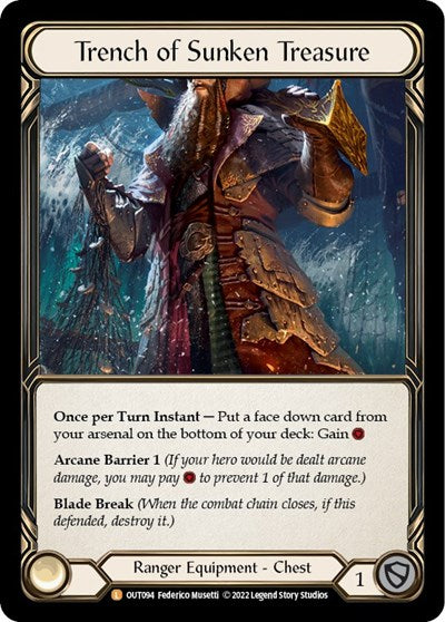 OUT Trench of Sunken Treasure Rainbow Foil