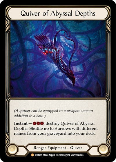 OUT Quiver of Abyssal Depths Rainbow Foil