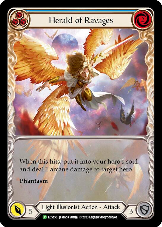 Herald of Ravages (Extended Art) (Blue) - LGS155