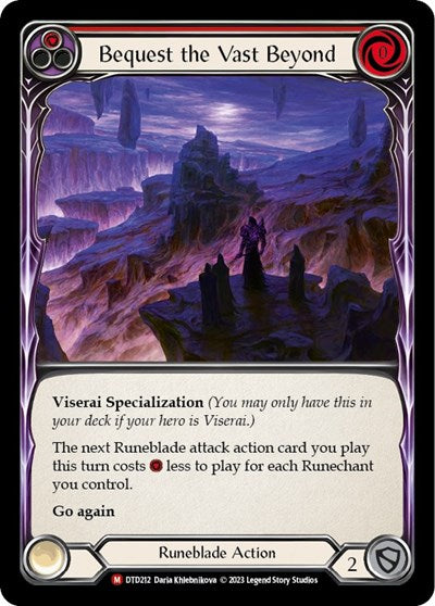 DTD Bequest the Vast Beyond