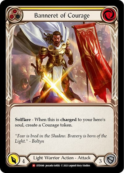 DTD Banneret of Courage Rainbow Foil