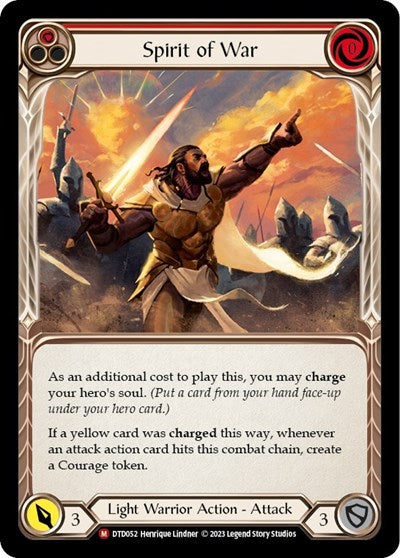 DTD Spirit of War Rainbow Foil