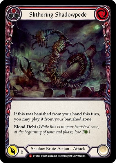DTD Slithering Shadowpede Rainbow Foil