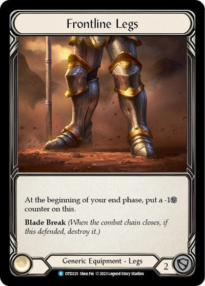 DTD Frontline Legs Cold Foil