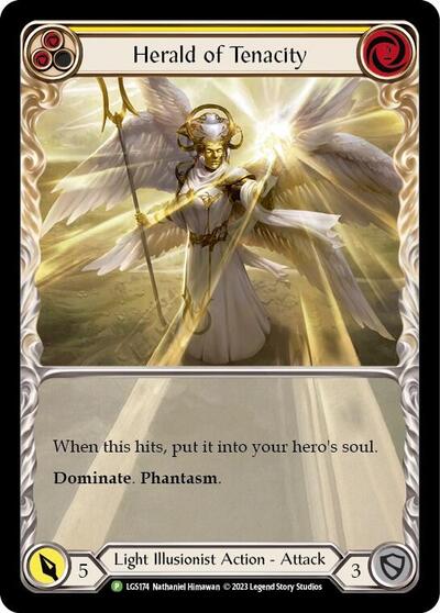 LGS Herald of Tenacity (Yellow) - LGS174 Rainbow Foil