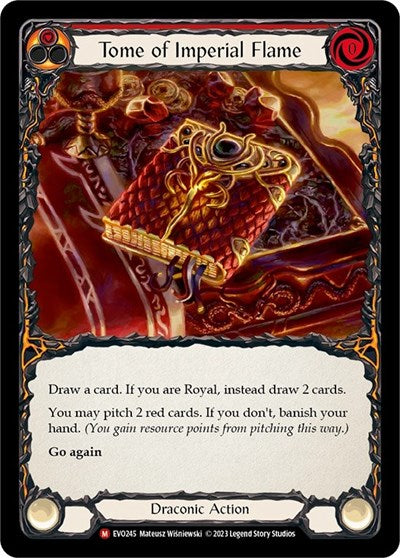 EVO Tome of Imperial Flame Rainbow Foil
