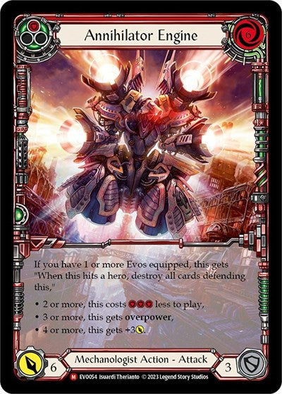 EVO Annihilator Engine (Extended Art) Rainbow Foil
