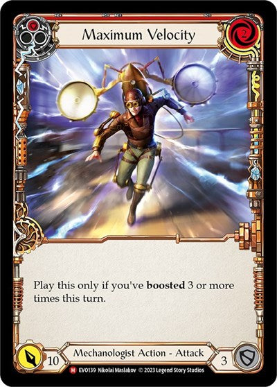 EVO Maximum Velocity