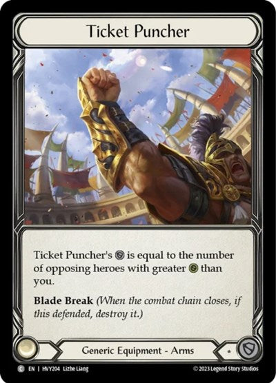 HVY Ticket Puncher Cold Foil