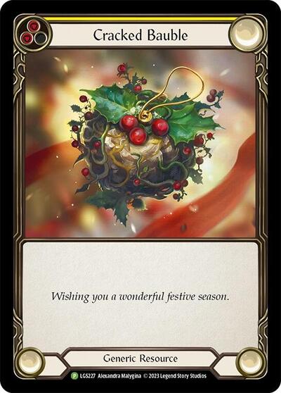 LGS Cracked Bauble - LGS227 Rainbow Foil