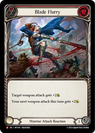 HVY Blade Flurry Rainbow Foil