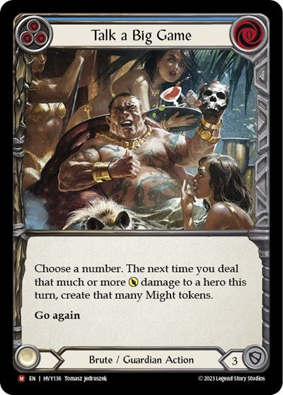 HVY Talk a Big Game Rainbow Foil