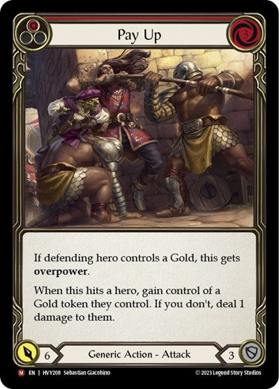 HVY Pay Up Rainbow Foil